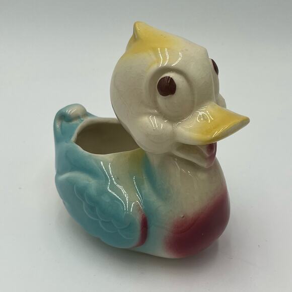 Vintage Duck Planter Succulent Planter Nursery Planter - Picture 1 of 9